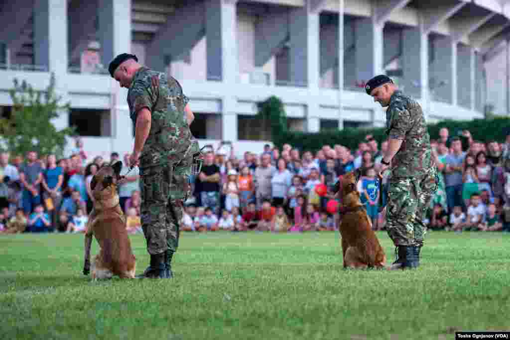 Exhibition of Macedonian army for the 30th anniversary 