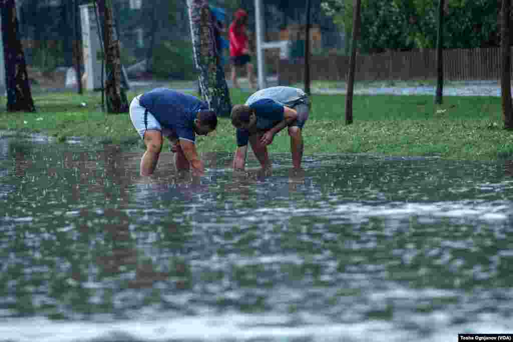 Severe storm hit Skopje