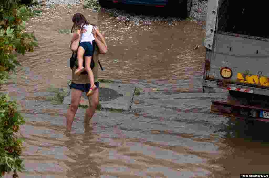 Severe storm hit Skopje