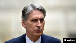 عکس آرشیوی از فیلیپ هاموند وزیر خارجه بریتانیا