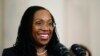 FILE - Judge Ketanji Brown Jackson speaks after President Joe Biden announced her as his nominee to the Supreme Court, in the Cross Hall of the White House, Feb. 25, 2022, in Washington. 