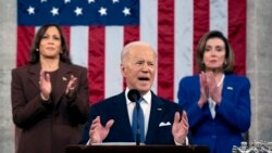 Prezidan Joe Biden pwononse diskou li sou Eta Peyi a - State of the Union, Madi 1 Mas 2022. 