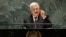 Palestinian President Mahmoud Abbas addresses the 79th session of the United Nations General Assembly, at U.N. headquarters, Sept. 26, 2024. 