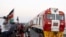 FILE - A Standard Gauge Railway cargo train rides from the port container depot on a Chinese-backed railway costing nearly $3.3 billion, opened by Kenya's president as one of the country's largest infrastructure projects since independence, in Mombasa, Kenya, May 30, 2017.