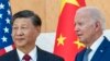 FILE - U.S. President Joe Biden stands with Chinese President Xi Jinping before a meeting on the sidelines of the G20 summit meeting, in Bali, Indonesia, Nov. 14, 2022. The two will meet Nov. 15, 2023, in California.