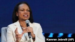 资料照：美国前国务卿康多莉扎·赖斯。(2019年）