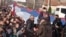 Kosovo, Zvecan, protest of the Serbs in the north of Kosovo