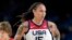 FILE - WNBA star Brittney Griner runs up court during a women's basketball gold medal game against Japan at the 2020 Summer Olympics in Saitama, Japan, Aug. 8, 2021. Russia has freed Griner in a dramatic high-level prisoner exchange.
