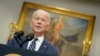 President Joe Biden announces that along with the European Union and the Group of Seven countries, the U.S. will move to revoke "most favored nation" trade status for Russia over its invasion of Ukraine, March 11, 2022, at the White House.