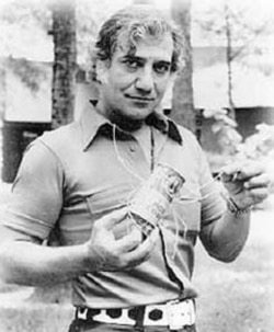 George Ballas with the first Weed Eater