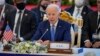 លោក Joe Biden ប្រធានាធិបតីសហរដ្ឋអាមេរិក ថ្លែងក្នុងកិច្ចប្រជុំកំពូលអាស៊ាន អាមេរិក លើកទី ១០ នៅរាជធានីភ្នំពេញ ថ្ងៃទី ១២ ខែវិច្ឆិកា ឆ្នាំ ២០២២។