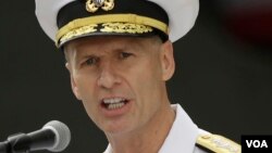 미 해군 7함대 사령관인 조셉 오코인 중장. (자료사진)