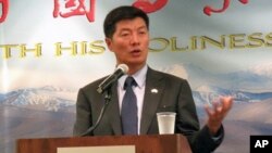 藏人行政中央司政洛桑森格(资料照片)