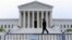 The U.S. Supreme Court is seen early Tuesday, May 3, 2022 in Washington.