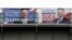 FILE - Election posters of Warsaw's Mayor Rafal Trzaskowski and Poland's President Andrzej Duda are seen during the presidential election campaign, in Piaseczno, Poland, June 22, 2020. 