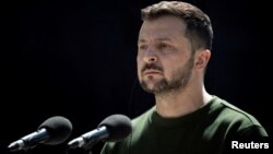 ولودیمیر زلنسکی، رئیس جمهوری اوکراین.