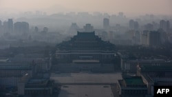 북한 평양의 김일성 광장. (자료사진)