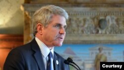 资料：联合国安理会五月轮值主席、美国共和党籍联邦众议员麦克·麦考尔(Michael MaCaul) (国会网页截屏)