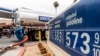 A gas tank driver delivers 8,500 gallons of gasoline at an ARCO gas station in Riverside, Calif., May 28, 2022. (