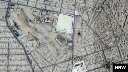 نقشه هوایی محل وقوع جمعه خونین زاهدان