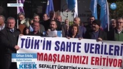 Kamu Emekçileri TÜİK Verilerini Protesto Etti 