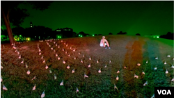 Bendera zilizowekwa na wanaharakati 