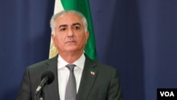 شاهزاده رضا پهلوی در کنفرانس خبری ۲۸ مهر ۱۴۰۱