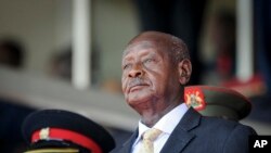 Rais wa Uganda Yoweri Museveni. Picha ya maktaba 