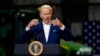President Joe Biden speaks at POET Bioprocessing in Menlo, Iowa, April 12, 2022.