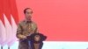 Presiden Joko Widodo memberikan sambutan dalam penandatanganan kerja sama Indonesia Investment Authority (INA) dengan PT Hutama Karya dan PT Waskita Karya-PT Waskita Toll Road, Kamis, 14 April 2022. (Facebook/setkabgoid)
