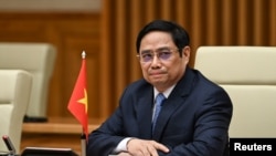 越南总理范明正 （资料照，2021年河内）