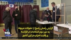 گزارش رامش راسخ از تحولات مربوط به دور دوم انتخابات ریاست‌جمهوری در فرانسه و رقابت احزاب در این کشور