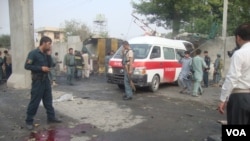 حمله انتحاری در مقابل دروازه قوماندانی امنیه