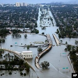 عکسی از شهر نیواورلئان بعد از توفان کاترینا در سال ۲۰۰۵