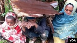 ተፈናቅለው ጫካ ውስጥ የሚገኙ የጭና ቀበሌ ነዋሪዎች