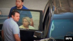 Leyla Yunus həbs ediərkən 