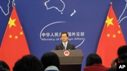 中国外交部发言人马朝旭