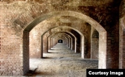 Once a base to fight piracy, Fort Jefferson in Florida is now a tourist attraction. (Photo courtesy of Geotab)