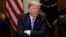 FILE - President Donald Trump speaks during a meeting at the White House in Washington, July 18, 2018. 