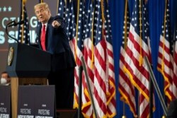 President Donald Trump speaks during an event on Protecting America's Seniors, in Fort Myers, Fla., Oct. 16, 2020.