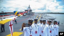 2022年9月2号，印度科欣国营造船厂为印度海军首艘国产航母“维克兰特”号（INS Vikrant）举行隆重的服役仪式。