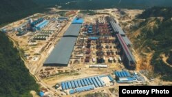 印度尼西亚PT Gunbuster 镍工业（GNI）冶炼厂。（GNI 官网照片）