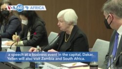 VOA60 Africa - U.S. Treasury Secretary Yellen to start her three-country trip to Africa Friday