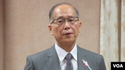 台湾外长李大维(美国之音驻台北特约记者张永泰拍摄 资料照片)