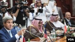 جان کری در دیدار با سران کشورهای عربی