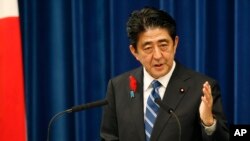 日本首相安倍晋三（资料照）