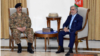 Pakistan Army Chief General Raheel Sharif (L) is seen with Afghanistan Chief Executive Adullah Abdullah. (Courtesy - Pakistan Army)