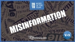 'Misinformation' Named Word of the Year