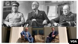 شبیه‌سازی عکس کنفرانس تهران از سوی سفرای بریتانیا و روسیه