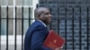 英国外交大臣戴维·拉米（David Lammy）在伦敦唐宁街。 资料照